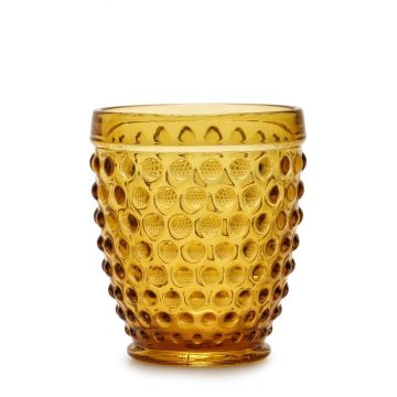 BICCHIERE DA ACQUA LINEA IBIZA IN VETRO AMBRA 300ML