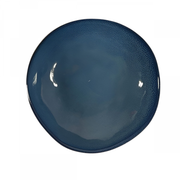 PIATTO FONDO IN CERAMICA ALTERNATIVE REACTIVE DIAM.20CM BLU