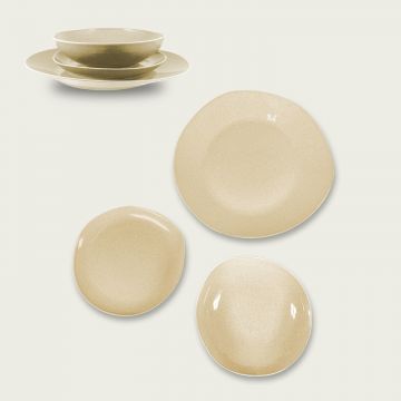 PIATTO DESSERT SOHO BEIGE CM 22