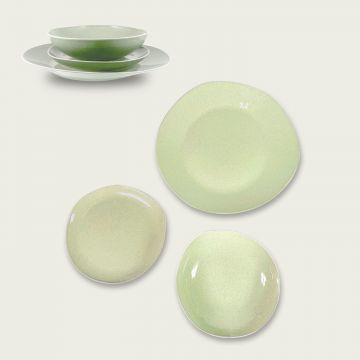 PIATTO DESSERT LINEA ALTERNATIVE SOHO VERDE DIAM. 22CM