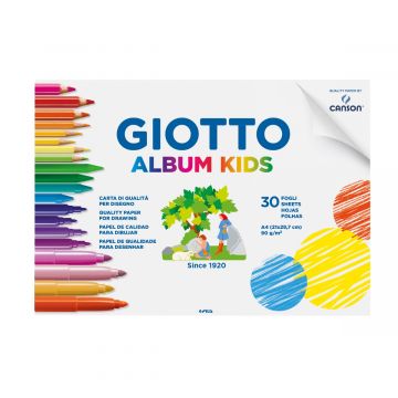 ALBUM KIDS A4 PER DISEGNO 30 FOGLI 90G/M