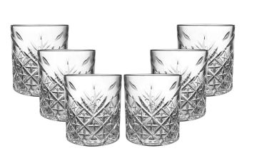 SET 6 BICCHIERI GIN TONIC IN VETRO 330ML DIAM. 8CM H. 9CM