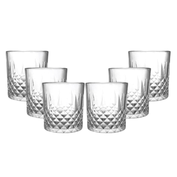 SET 6 BICCHIERI NEGRONI LINEA MIXOLOGY IN VETRO TRASPARENTE 33CL