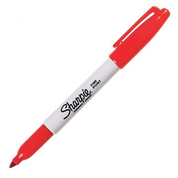 PAPERMATE SHARPIE FINE ROSSO