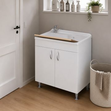 LAVATOIO MOD. ECO CM 80X50 BIANCO