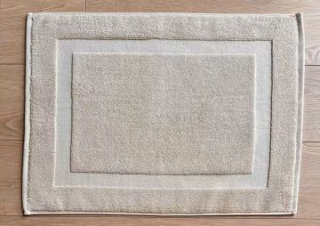 LINEA SOLID - TAPPETO BAGNO 50X70 CM PANNA