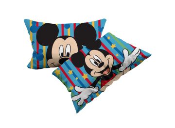 COPPIA FEDERE MICKEY MOUSE IN COTONE 50X80CM