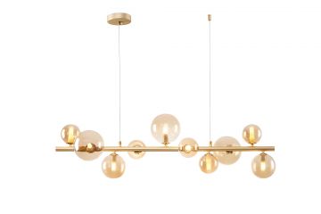 LAMPADARIO 10 LUCI FENIX ORO OPACO - 10XG9