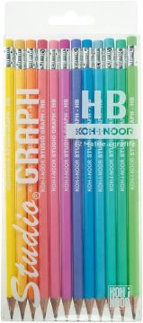 KOH-I-NOOR - STUDIO GRAPH ASTUCCIO 12 MATITE 