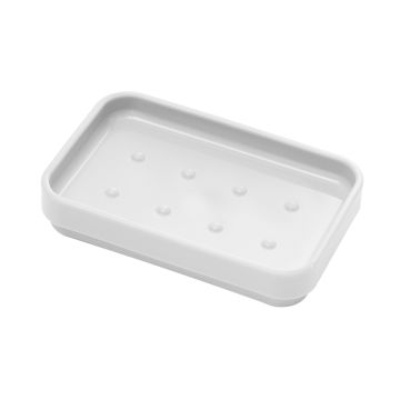 LINEA SEVENTY - PORTA SAPONE IN RESINA TERMOPLASTICA BIANCO