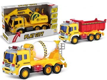 CAMION CANTIERE A FRIZIONE CON LUCE E SUONO 1:16