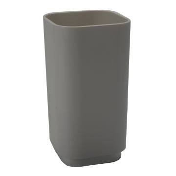 LINEA SEVENTY - BICCHIERE PORTASPAZZOLINI IN RESINA TERMOPLASTICA GRIGIO