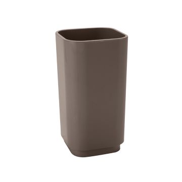 LINEA SEVENTY - BICCHIERE PORTASPAZZOLINI IN RESINA TERMOPLASTICA TORTORA