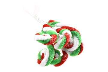 PICK CANDYCANE MULTI VERDE H. 16CM