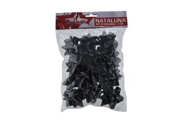 SET 20 COCCARDE NERO D.5CM