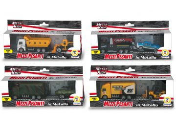 MEZZI PESANTI 4 MDL IN METALLO