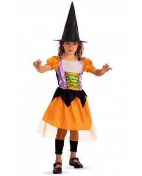 COSTUME STREGHETTA ARANCIONE TG. 4 ANNI