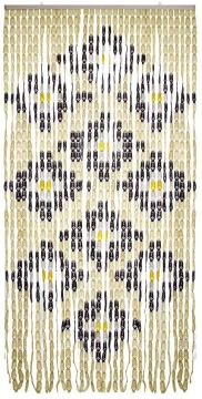 TENDA A PIASTRINA IN PVC DISEGNO A FIORI 100X220CM 