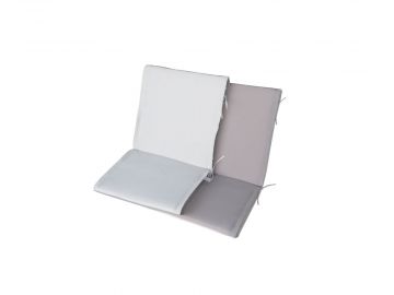 CUSC.SCHIENALE MEDIO LIGHT GREY/ECRU 84X45X4CM