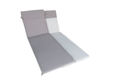 CUSCINO LETTINO LIGHT GREY/ECRU 185X54.5X4CM