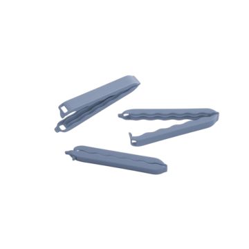 SET 10 CLIP PER SACCHETTI DA FREEZER GRANDI ONDA 14X11.5X1.5CM