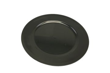 SOTTOPIATTO LISCIO NERO DIAM. 33CM