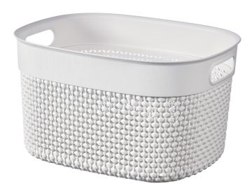 FILO BASKET S CURVER WHITE RECYCLED 27X22 H 15CM 6LT