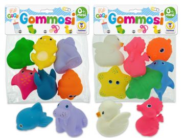 GOMMOSI ANIMALI ACQUATICI CON SPRUZZO