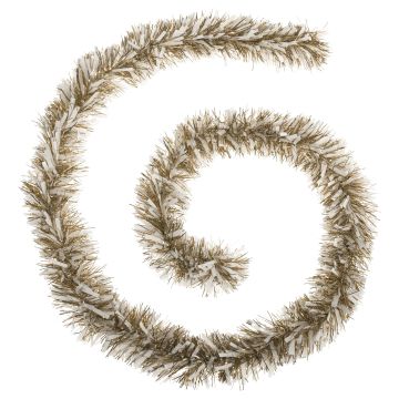 FESTONE DI FILO ORO/BIANCO D 10CM L 2MT