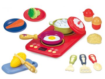 SET  CUCINA PIASTRA A BATTERIA