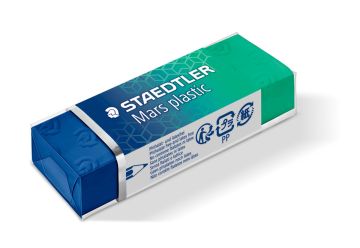 STAEDTLER - GOMMA MARS PLASTIC BICOLORE BLU E VERDE 
