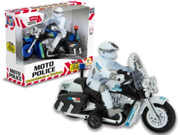 MOTO POLICE A FRIZIONE CON LUCI E SUONI ASSORTITO
