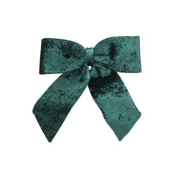 FIOCCO IN VELLUTO COLORE VERDE 70X60CM CON ANELLO