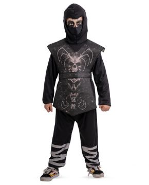 COSTUME NINJA PER BAMBINO TG. 8-9 ANNI