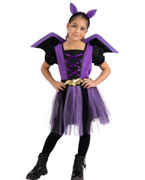 COSTUME PIPISTRELLINA DA BAMBINA TG.4-5 ANNI