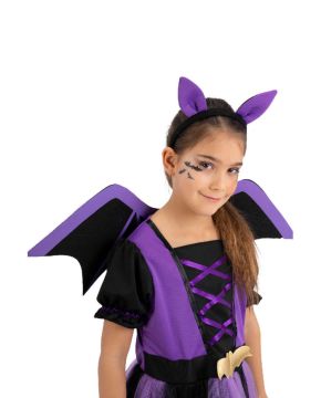 COSTUME PIPISTRELLINA PER BAMBINA TG.8-9 ANNI