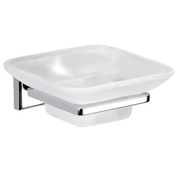 LINEA COLORADO - PORTA SAPONE IN ACCIAIO INOX E CROMALL CROMATO