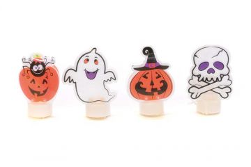 DECORAZIONE HALLOWEEN C/LUCE 7.5X4XH 10.5CM