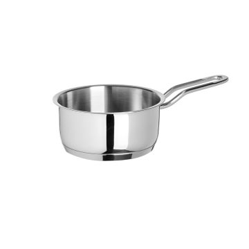 CASSERUOLA 1 MANICO IN ACCIAIO INOX 18/10 LINEA MUSA DIAM. 14CM