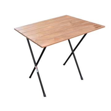 TAVOLO PIEGHEVOLE CM 80X60 METALLO E LEGNO
