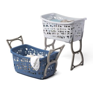 CESTA DA BUCATO STAND UP IN PLASTICA 60.5X39.5 H. 70CM 44LT ASSORTITO