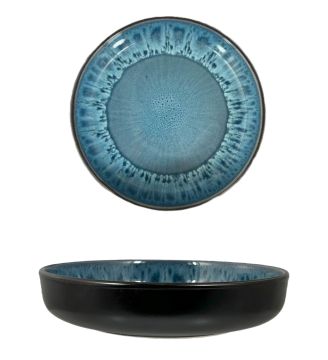 PIATTO FONDO IN CERAMICA LINEA REACTIVE DIAM. 20CM ALLURE