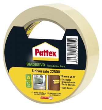PATTEX 22500 BIADESIVO UNIVERSALE 25MMX25MT