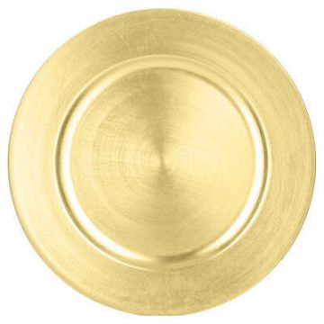 SOTTOPIATTO IN PLASTICA ORO DIAM. 33