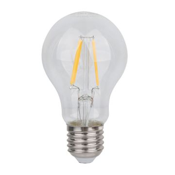 LAMPADINA FILI LED-A60 GOCCIA 6W E27 2700K LUCE CALDA