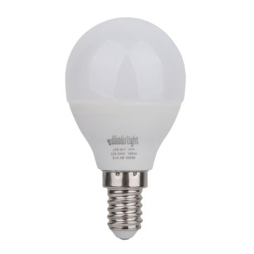 LAMPADINA LED-G45 GOCCIA 5W E14 3000K LUCE CALDA