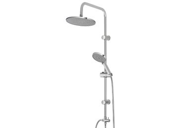 LINEA PLATINUM - COLONNA DOCCIA CON SOFFIONE TONDO
