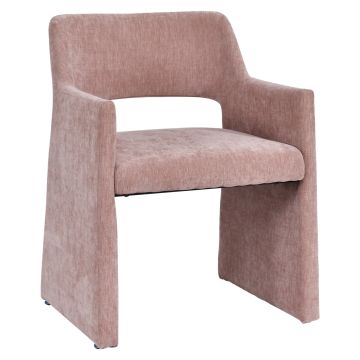 POLTRONA IN TESSUTO ROSA