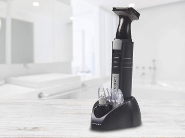 RIFINITORE VISO IN ACCIAIO INOX NERO 