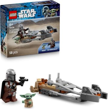 LEGO STAR WARS - SPEEDER BIKE DEL MANDALORIANO E DI GROGU